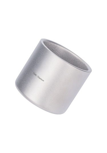 Neevoyu Tahta Kapaklı Ta1 Titan Cam, 75ml, İki Katlı Isı Saklama, Hafif Dayanıklı, Tüm İçecekler İçin Uygun, Doğal Titan Rengi, 59g, Taşınabilir Çay/ Kahve Bardağı Çok Renkli