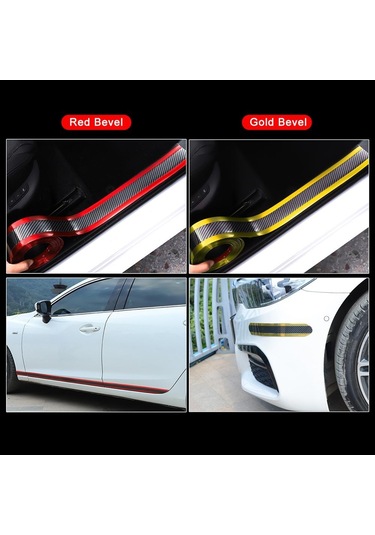 Satış Karbon Fiber Kauçuk Kalıplama Şerit Yumuşak Siyah Trim Tampon Şerit Dıy Kapı Eşiği Koruyucu Kenar Koruma Araba Çıkartmaları Araba Blue 250x5cm