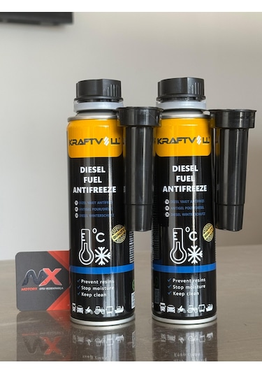 2 Adet Mazot Donma Önleyici Yakıt Antifrizi 300 Ml Set