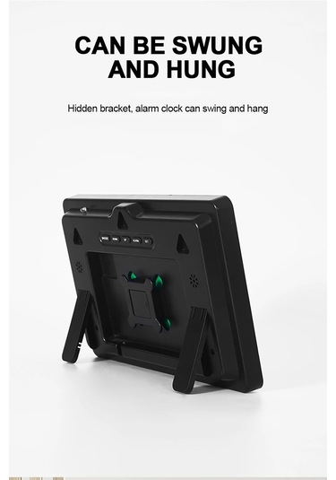 Zilinn Yüksek Çözünürlüklü Geniş Ekran Duvar Saati Sıcaklık Ve Nem Göstergesi Hava Durumu Saati Çok Fonksiyonlu Renkli Dijital Çalar Saat Beyaz Işık-125 Çok Renki Zilinn Yüksek Çözünürlüklü Geniş Ekran Duvar Saati Sıcaklık Ve Nem Göstergesi Hava Durumu Saati Çok Fonksiyonlu Renkli Dijital Çalar Saat Beyaz Işık-125 Çok Renki