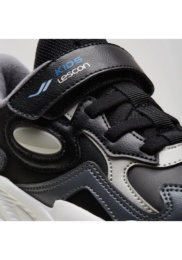 Lescon Flow Siyah Erkek Çocuk Spor Ayakkabı 001