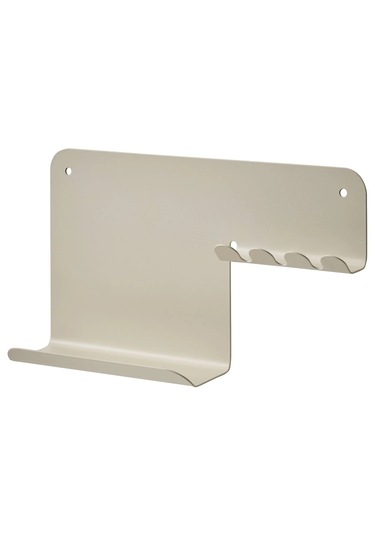 Metal Duvar Askısı 23x13cm Askılık Çelik Anahtarlık Ikea Bej Askı Bej