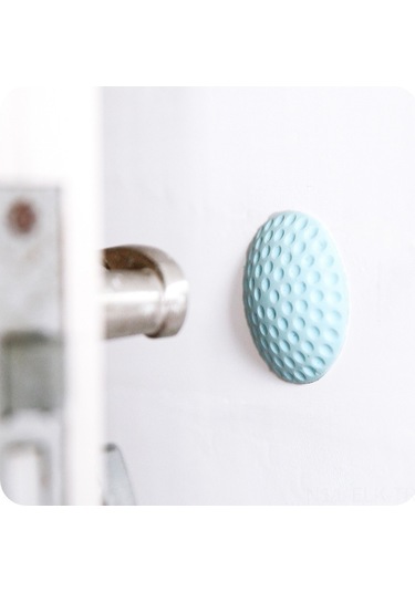 Xindoker 2 Adet Beyaz Kauçuk Kapı Döşeme Koruyucu - Duvar Ve Kapı Çarpma Önleyici, Amortisörlü Kapı Tutucu