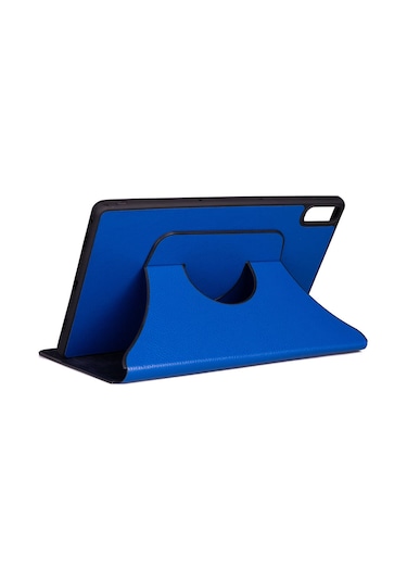 Teknocep Lenovo Tab P11 11.5" 2.nesil Uyumlu Fest Dönebilen Standlı Kılıf-mavi Tablet Kılıfı