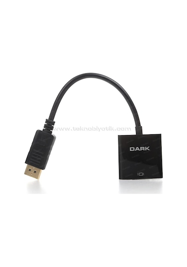 Dark Display Port - Vga Analog Aktif Dönüştürücü (Dk-Hd-Adpxvga)