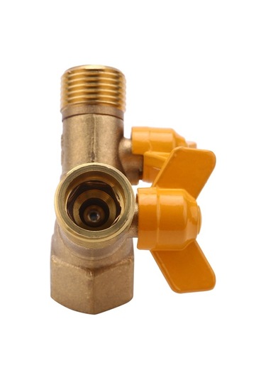 Ulzyvf Bahçe Sulama 2 Yollu Çift Musluk-2 Musluk Adaptörü-sarı