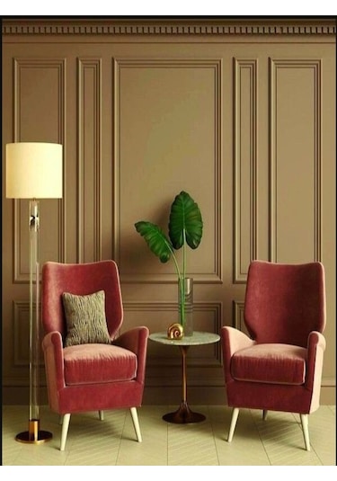 Dekoratif Boyanabilir Poliüretan Duvar Çıtası 1 Adet Uzunluk :240 Cm En :4 Cm - Duvar Süsleri