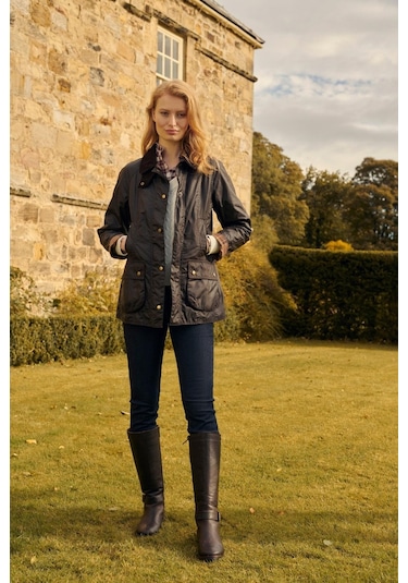 Barbour Beadnell Yağlı Ceket Ru52 Rustic