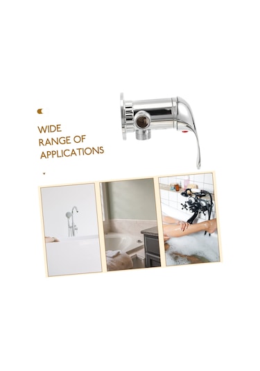 Duş Vanası Yönlendirici 3 Yollu Küvet Musluğu Sıcak Soğuk Su Inox