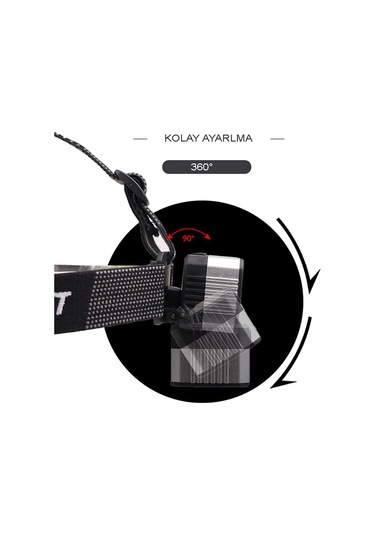 4 Modlu Sensörlü Şarjlı Güçlü Kafa Lambası Wt-248 Belirtilmemiş Çok Renkli