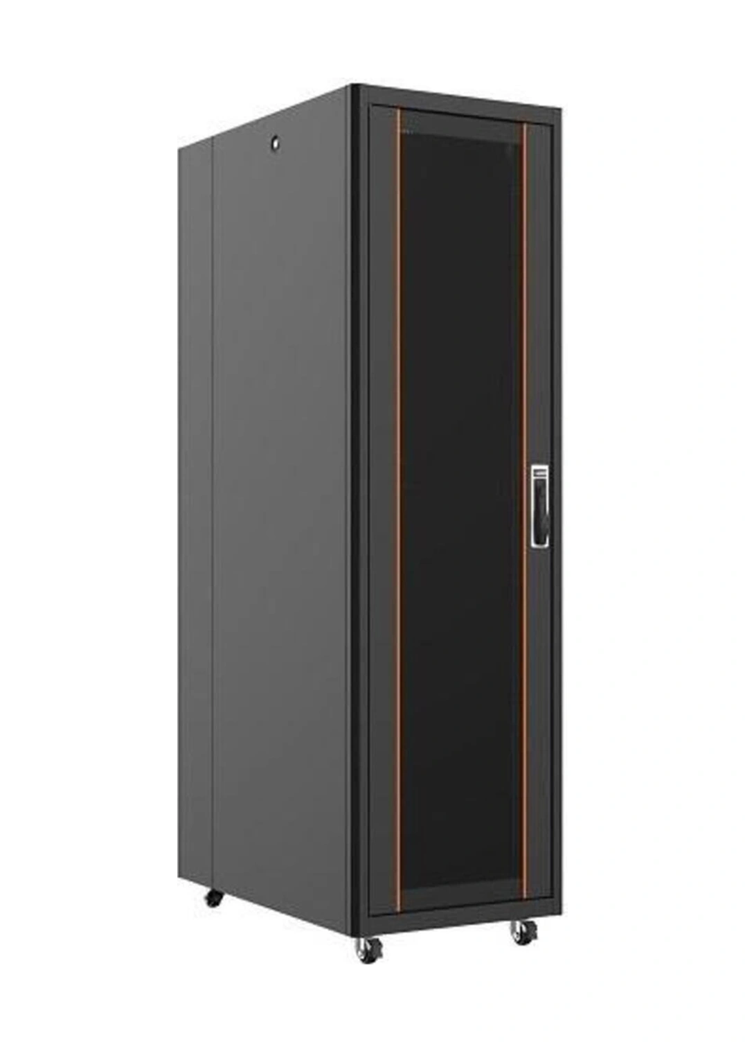 22u 600x1000mm Dikili Tip Siyah Kabinet Vega Ag-vb22u6010s1 Cam Kapak-99288