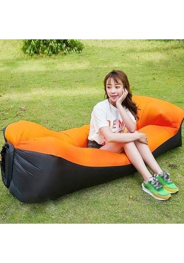 Suntek Şişme Şezlong Yetişkinler Ve Çocuklar Için Trend Turuncu