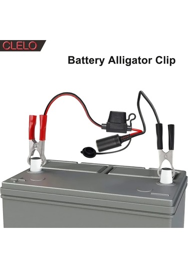 Honeybeeshop Clelo Araç Pili Bağlantı Adaptörü 16awg Uzatma Kablosu 06 Metre 2 Ayak Aşırı Akım Koruma Sigortaları 5a 10a 15a 20a Karavanlar Tekneler