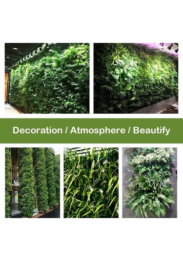 Ulzyvf Duvara Monte Bitki Yetiştirme Torbası - Reedark Pratik Ev Bahçe Dekorasyonu Çantası