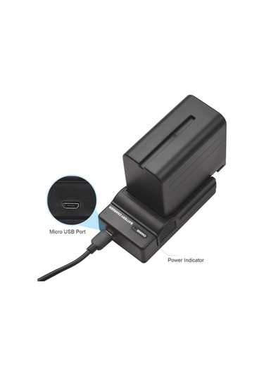 Cbtx Np-f960/np-f970 Çoklu Koruma Taşınabilir Kamera Pil Ve Şarj Cihazı Kiti 1pc 7.2v Np-f550 F570 F750 Batarya Fotoğraf 51169624