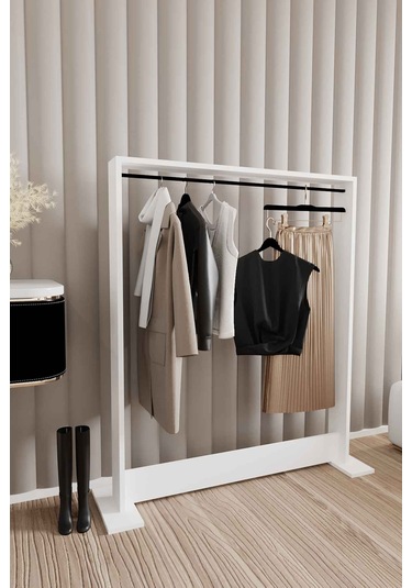 Decormet Salvitor Elbise Askısı Safir Meşe Safirmeşe