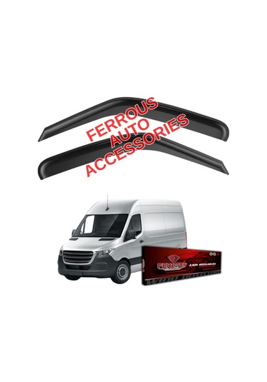 Mercedes Sprinter W907 Fitil Üstü Ferrous Cam Rüzgarlığı 2li 2019 Ve Üstü