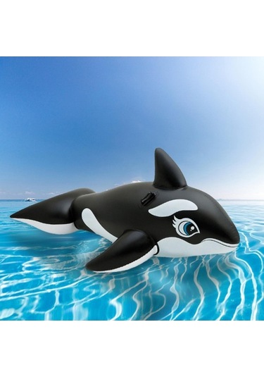 Ganzhoushop Suntek Su Şişme Şamandıra Canlı Renkli Eğlence Havuz Çok Balina 193x119cm Tj Çok Renkli