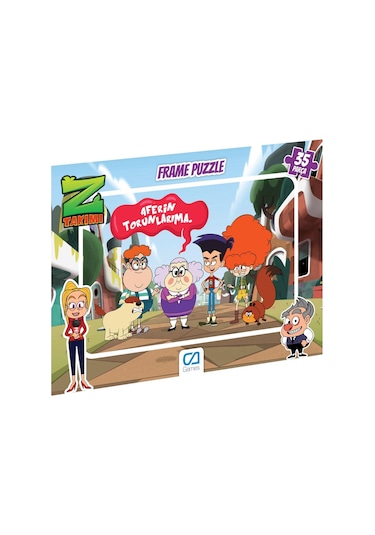 5163-5164 Z Takımı Frame Puzzle 35 Parça -CA Games