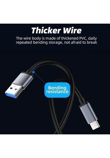 Xuweiwei 2'si 1 Arada Usb 3.0 Hub, 4 Port Type-c Usb 3.0 Hub,