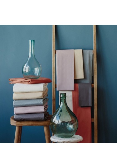 İssimo Ranforce Simply Fitted Çarşaf 100*200 Cm Ekru