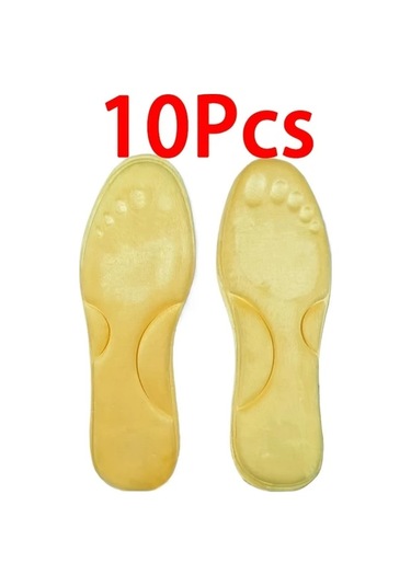 Gateesat 10 Adet Sarı Renk Isıtmalı Tabanlık - Kışlık Spor Kar Botları İçin Kaymaz