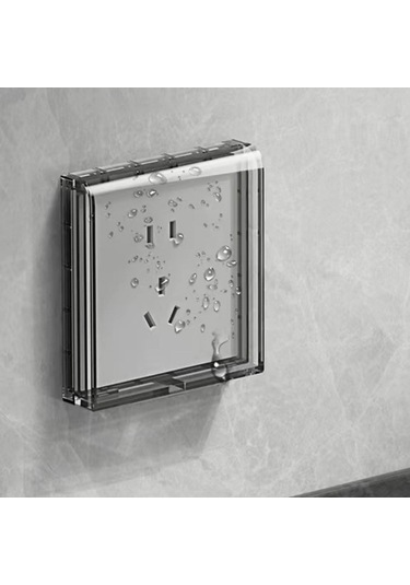 Homyl Soket Su Geçirmez Kutu Ev Geliştirme Balkon Mutfak Siyah