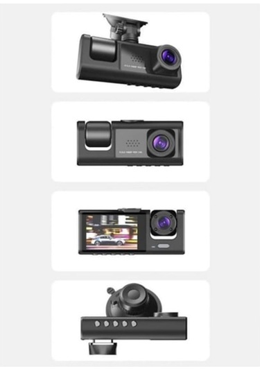3 Kameralı Dashcam Sistem Geri Görüş Yardımı, Park Koruması Ve G-sensör