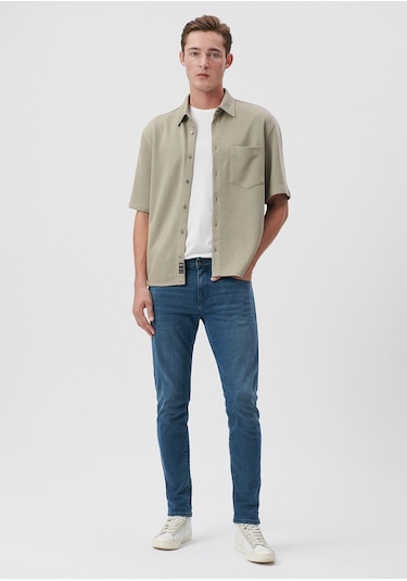 Mavi - James Orman Yeşili Mavi Black Jean Pantolon 0042485186 Lacivert