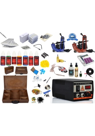 Xl-1299 Bluered Çantalı Dövme Seti-131167