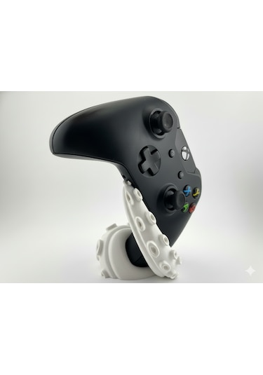 Xbox Kontrolcüsü İçin Ahtapot Temalı Stand Şık Ve Dayanıklı Beyaz
