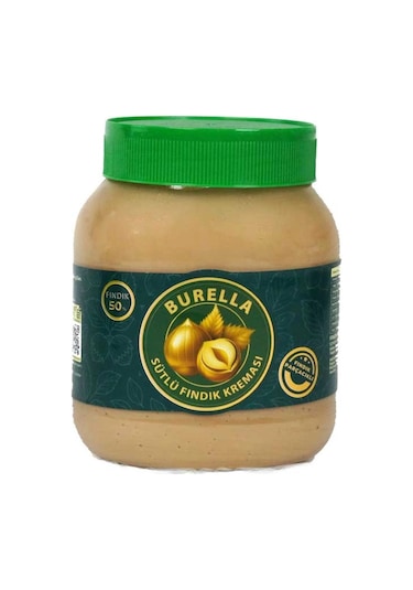 Burella Sütlü Fındık Kreması %50 Fındık Parçacıklı 700g