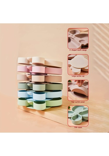 Besleme Tepsisi, Kelebek Tepsi Ve Kaşık, Kendi Kendine Beslenmeye Uygun, Vantuzlu Tasarıma Sahip