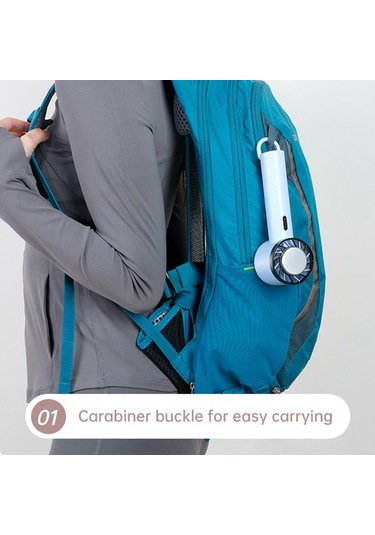 Wx-625 Taşınabilir Mini Yaz Fanı Soğuk Kompres Fonksiyonlu El Tipi Soğutma Fanı - Açık Mor Açık Mor