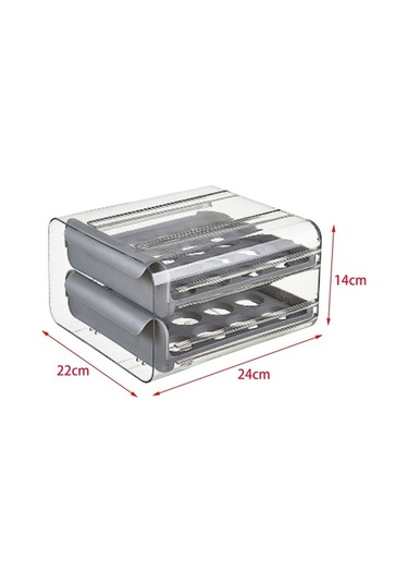 Pazly Yumurta Tutucu Suntek Magideal Kiler Için Gri Çekmecesi Buzdolabı Yi Gri