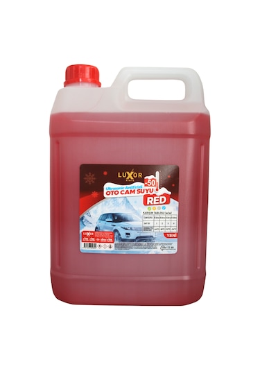 Luxor Kimya 4 Mevsim -50 Antifirizli Oto Cam Suyu 5 L