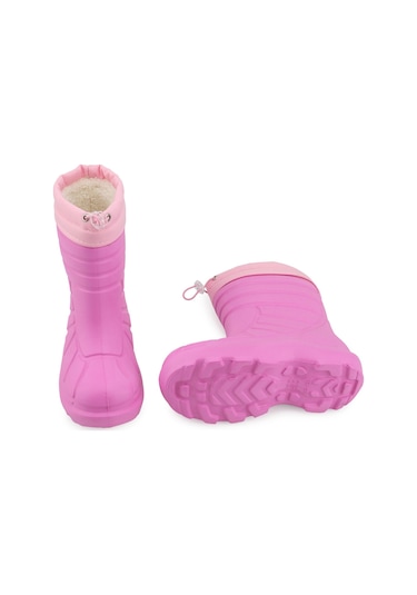 Gezer Kız Çocuk Kışlık Eva Boğazdan Lastikli Sessiz Taban Kar Bot Çizme Gc5kfm.00680.01.r91.3h Fuşya