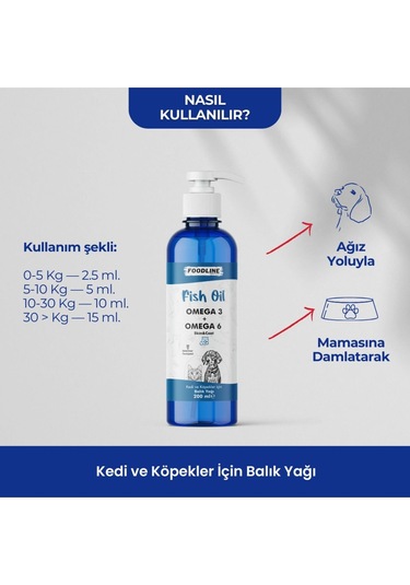 Foodline Fish Oil 200 Ml Omega 3&6 İçerikli