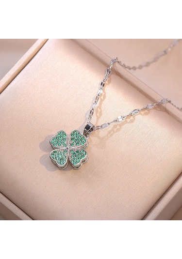 Bayan Kolye: Moda Estetiği Titanyum Çelik Kolye No.328 Çok REnkli