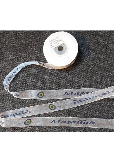 Kurdele Organze Baskılı Maşallah