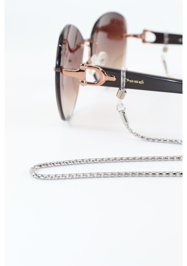 Çelik Gümüş Renk. Gözlük Zinciri. Özel Tasarım Steel. Gözlük İpi. Gözlük Askısı. Unisex Gümüş