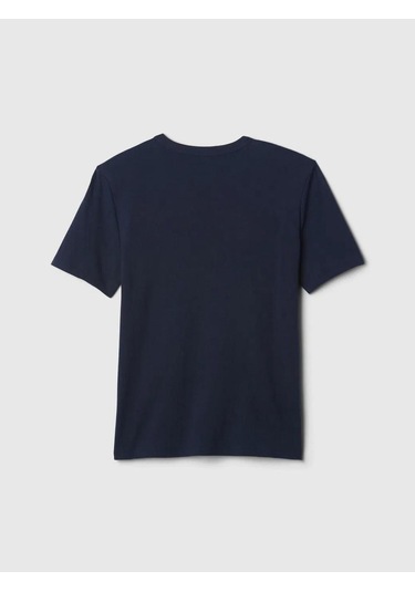 Gap 708370002 V-bas Ss Logo Tee Erkek Çocuk Tişört Lacivert