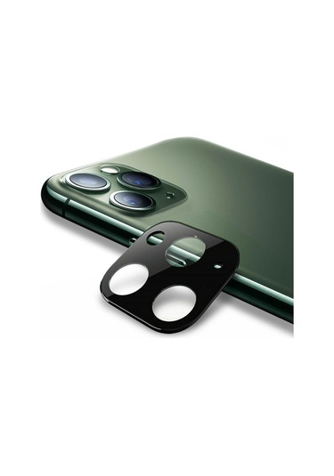 Iphone 11 Pro Kamera Lens Koruyucu Metal Kenarlı Cam
