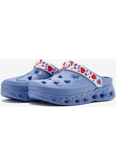 Skechers Foamies: Light Hearted - Unicorns & Sunshine Büyük Kız Çocuk Mavi Işıklı Terlik 308023l Ltbl Mavi