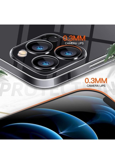iPhone Uyumlu 14 Kilif Sararmayan Ince Seffaf Sert Pc White Kapak 557050847