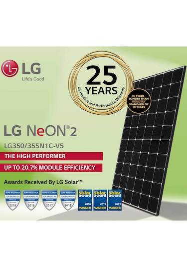 Lg Neon 2 3520 W Solar Panel