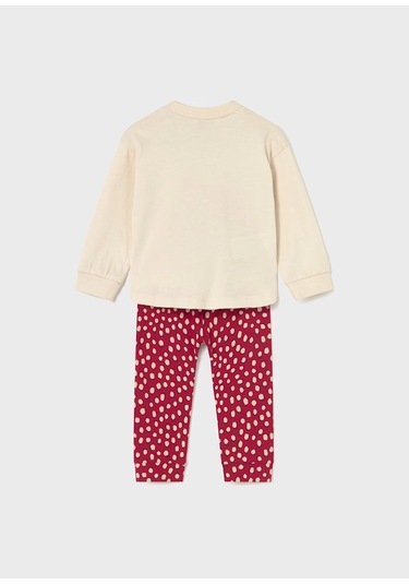 Mayoral Kız Bebek Oversize Tayt Takım 2745 Kırmızı