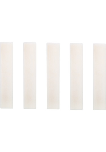 Hfambition Gitar Ve Bas Gitar İçin 5 Adet Buffalo Kemik Tel Yastığı - 52x6x10mm, Kaliteli Değiştirme Parçası, Hafif Ve Uygun