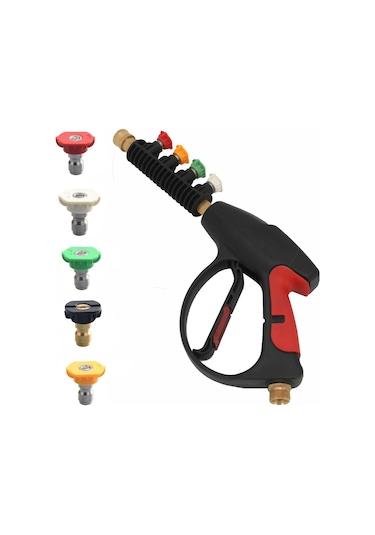 Youmex 4500 Psı Döner Bağlantılı 5 Nozullu Yüksek Basınçlı Yıkama Seti - Zorlu Alanlar İçin