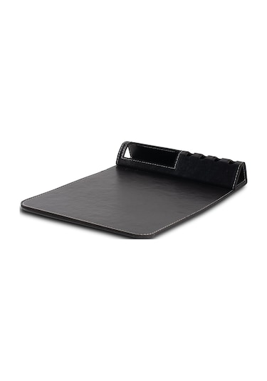 Telefon Tutacaklı Ve Kalemlik Bölmeli Suni Deri Mouse Pad Şık V